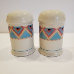 Sango Zuni Salt & Pepper Shakers 25247 Southweast